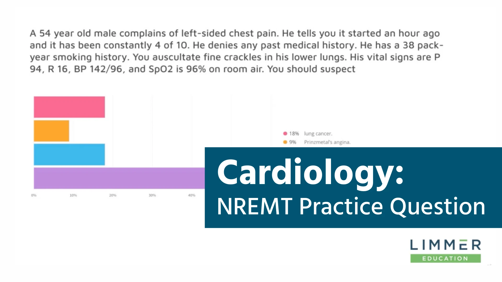 Cardiology: NREMT Practice Question Thumbnail