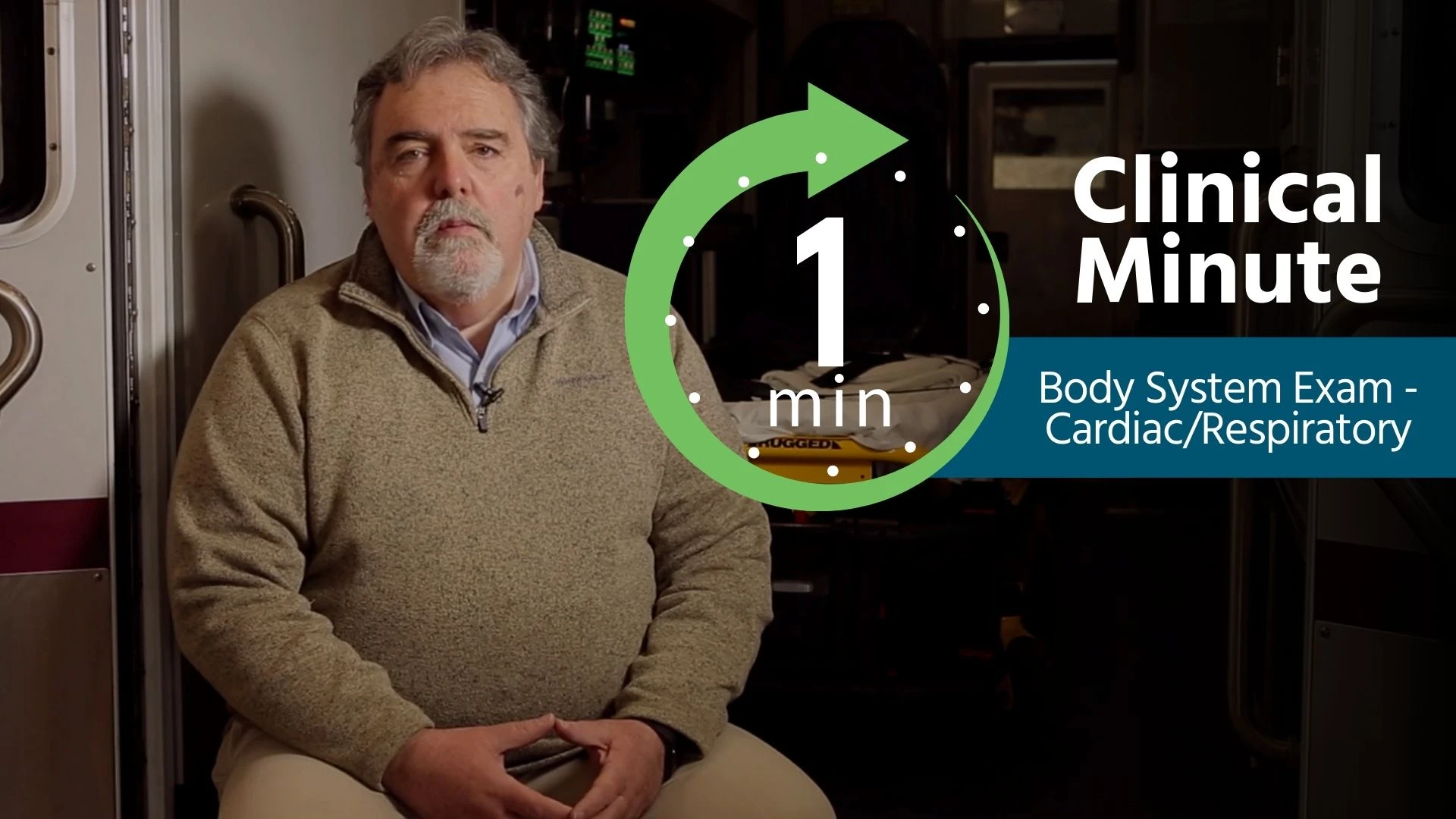 Clinical Minute: Body System Exams - Cardiac/Respiratory Thumbnail