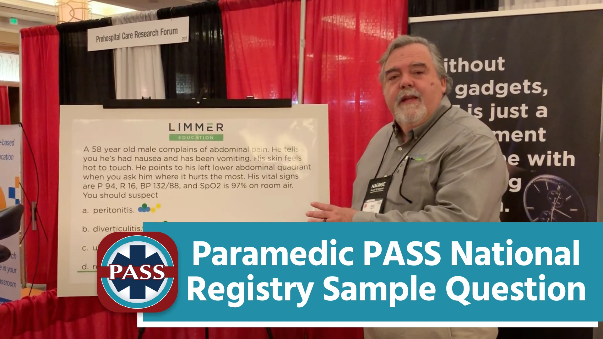 Paramedic PASS National Registry Sample Question Thumbnail